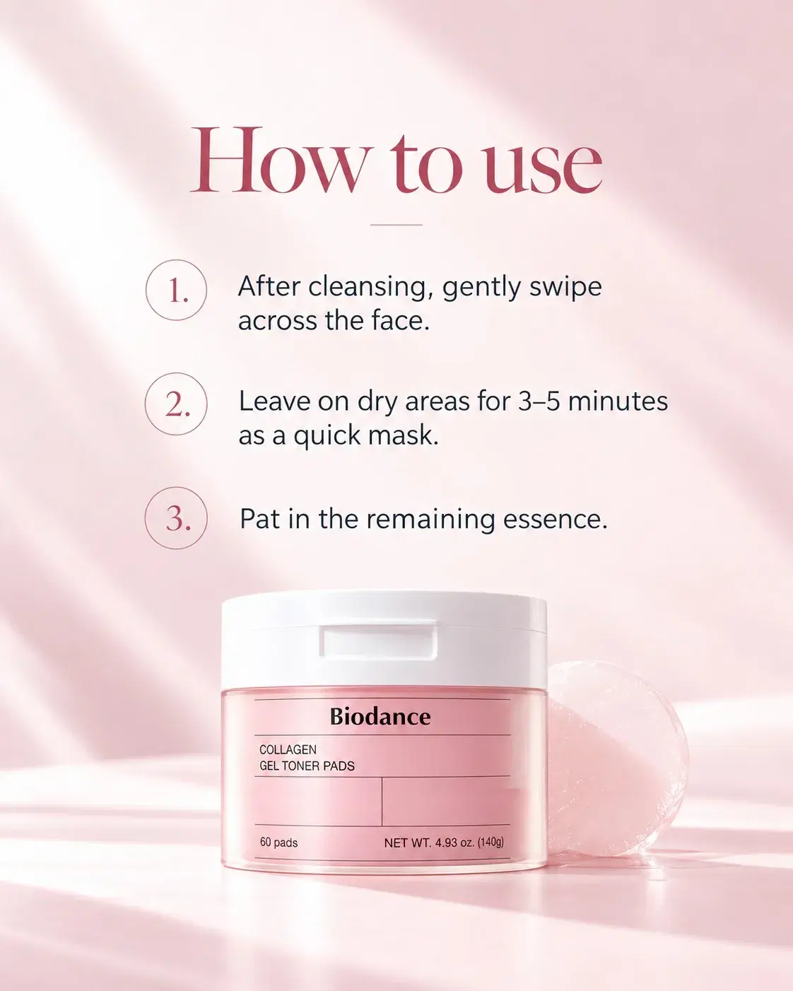 Collagen Gel Toner Pads [60pads] — view 2 of 5