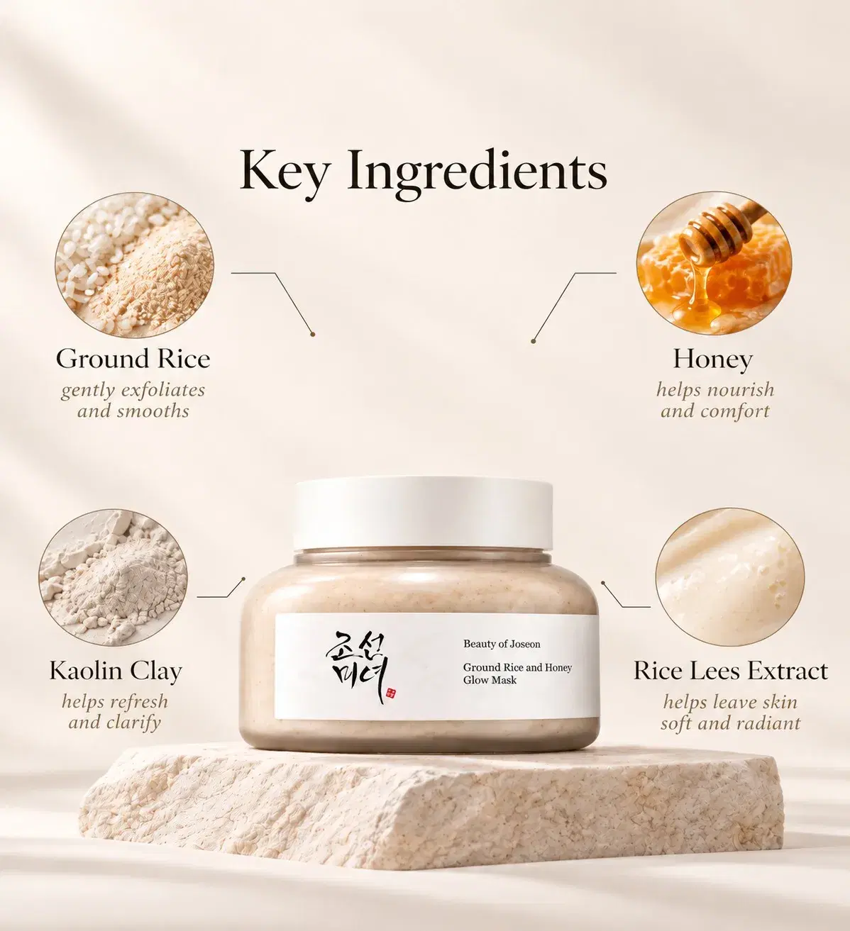 Ground Rice and Honey Glow Mask — view 4 of 5